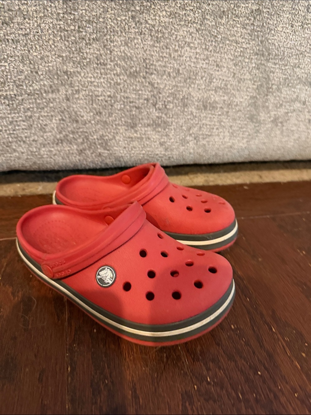 Kids Red Crocs Shoes